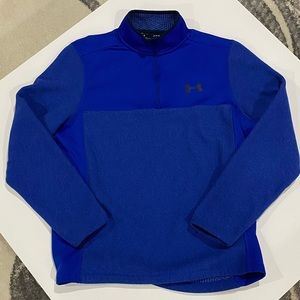 Under Armour Men’s Blue 1/4 Zip Pullover Loose Fit